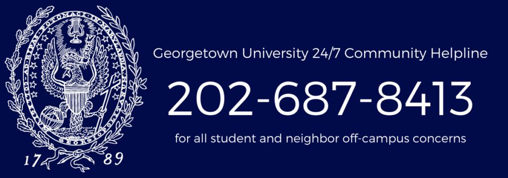 24/7 University Helpline 202-687-8413